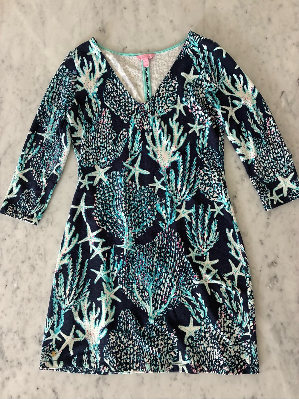 Lilly Pulitzer Women’s Navy Coral dress